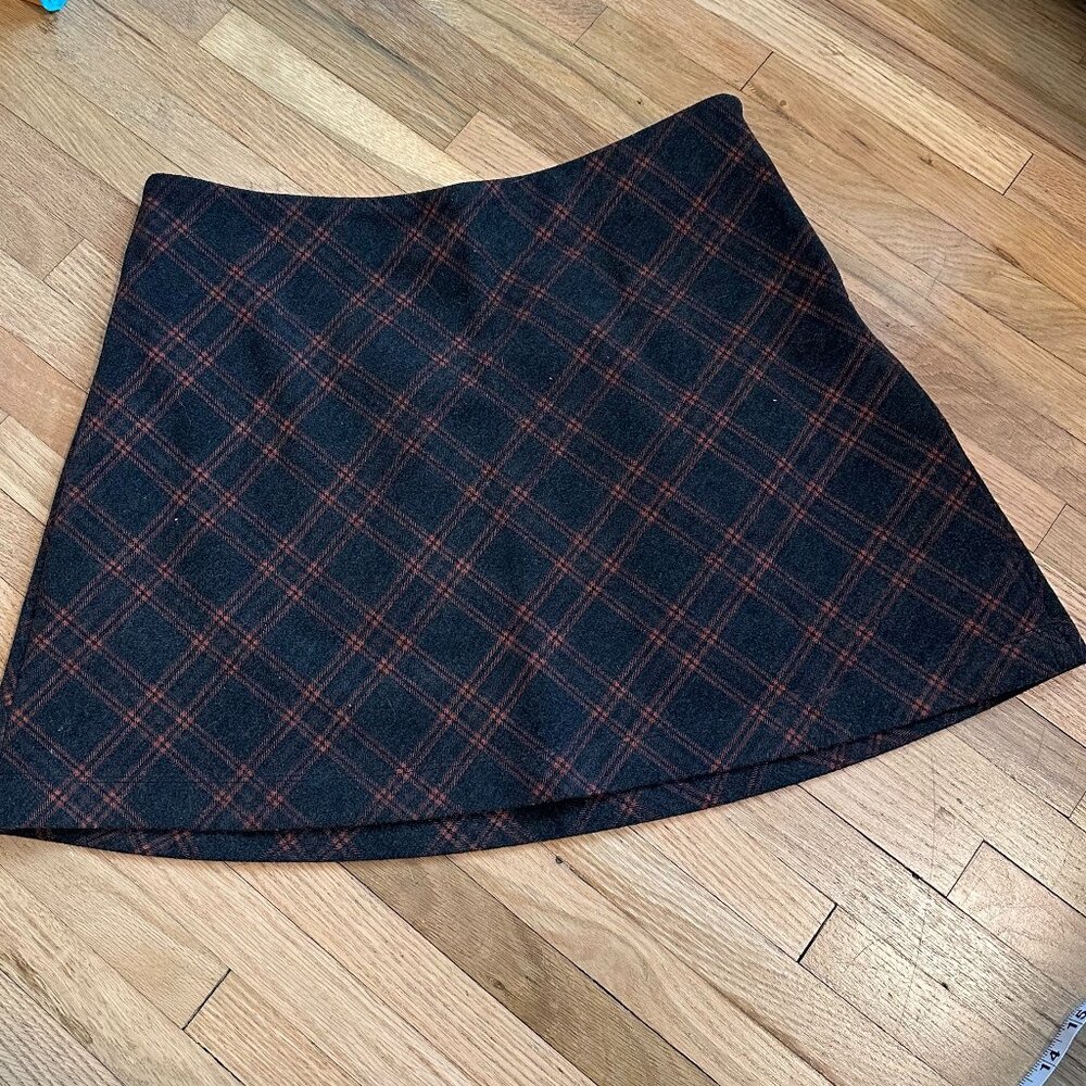 Princess Polly Plaid Mini Skirt - Size 8